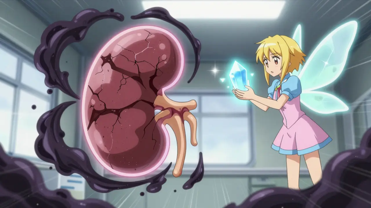 Metabolic Acidosis in CKD: How Bicarbonate Therapy Slows Kidney Decline