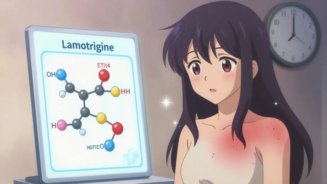 Valproate and Lamotrigine: Rash Risk and Dose Adjustments